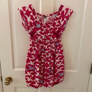 Girls Pink Bird Dress